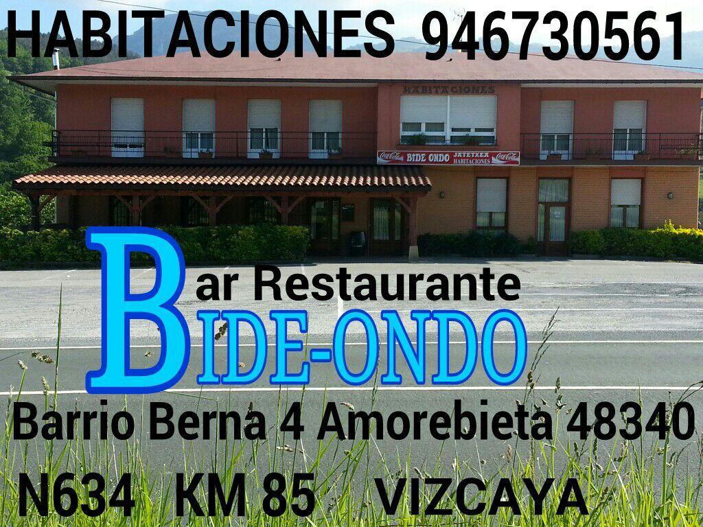 Pension Bide-Ondo Amorebieta-Etxano Exterior photo